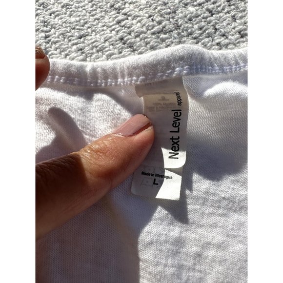 Calvin Harris Tank Large White Top Printed SunSet Heartstroke Sleeveless Mens - Picture 4 of 5